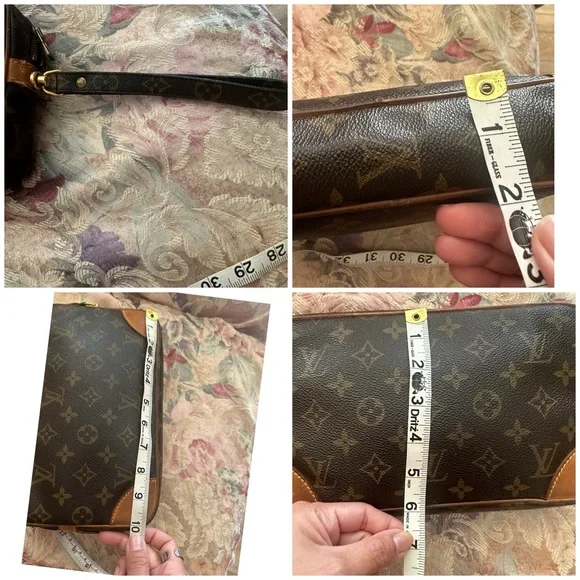 LOUIS VUITTON Marly Dragonne leather Monogram Brown Clutch Bag - Picture 15 of 16